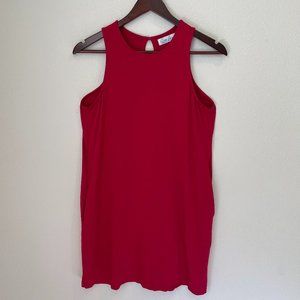 Ava Sky Red Dress w/Pockets